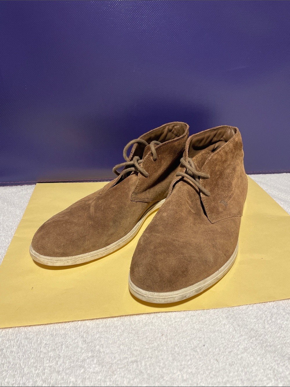Tod's Chestnut Suede Chukka Boots